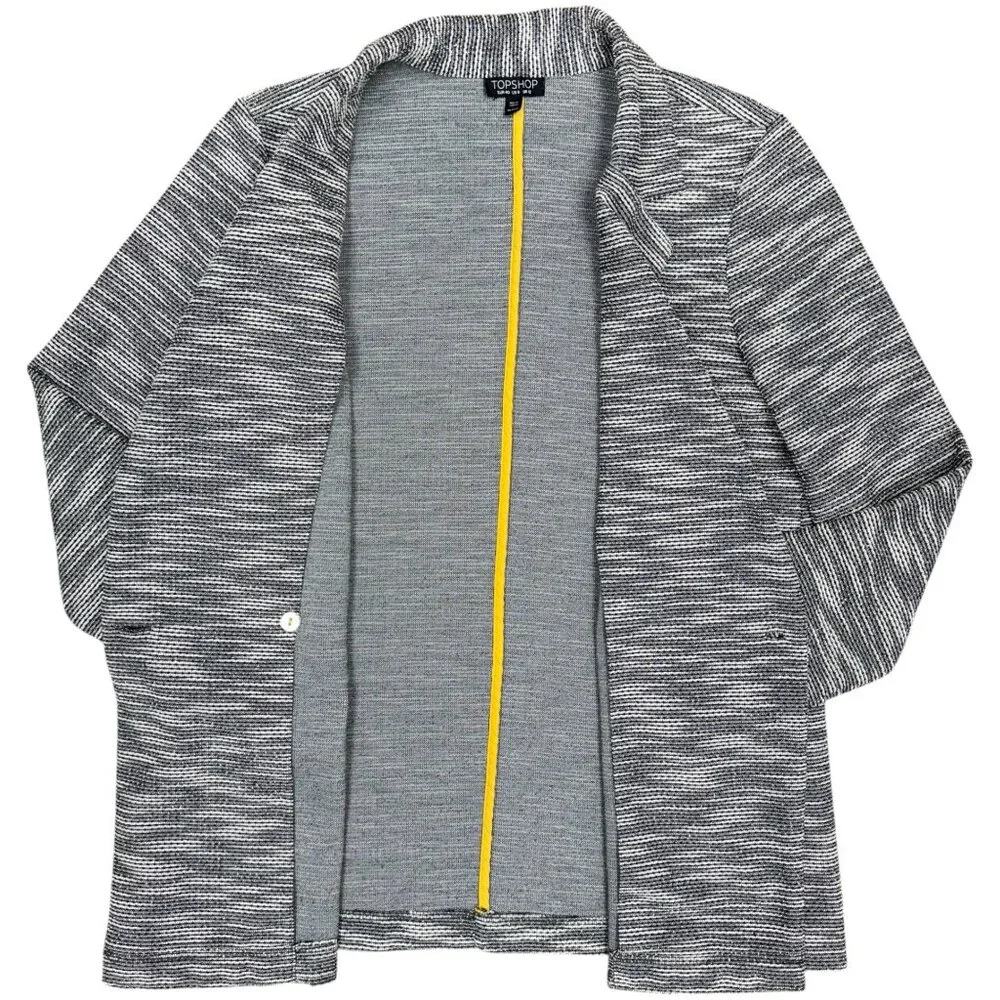 Women's‎ TOPSHOP Tweed Double-Breasted Unlined Blazer | Size 8